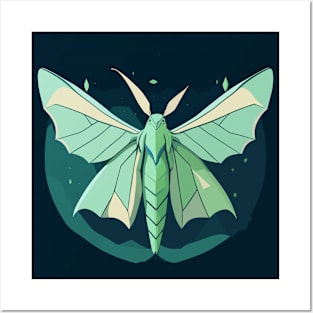 Luna Moth Posters and Art